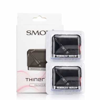 Smok Thiner Kartuş 0.8ohm Mesh Coil Yedek Pod (2'li Paket)