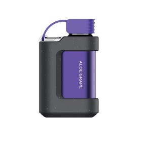 Vozol Gear 7000 Aloe Grape tek kullanımlık elektronik sigara mor gövde.