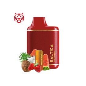 Saltica Leather 7000 Tiger Blood Zero Disposable Vape Bar Saltica Leather 7000 Tiger Blood Zero Disposable Vape Bar