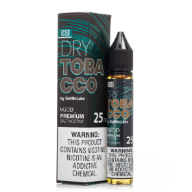 Vgod Dry Tobacco Iced Salt Likit Vgod Dry Tobacco Iced Salt Likit