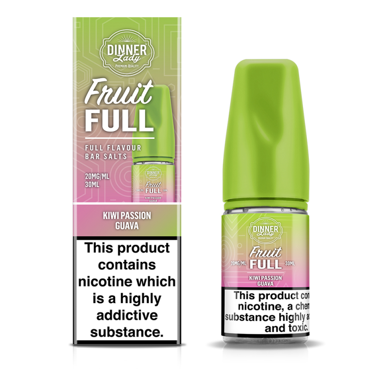 Dinner Lady Fruit FULL Kiwi Passion Guava Salt Likit 20mg/ml