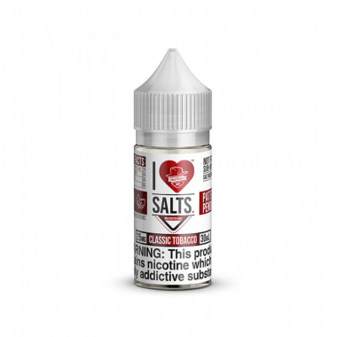I Love Salts Classic Tobacco Salt Likit 30ml I Love Salts Classic Tobacco Salt Likit 30ml