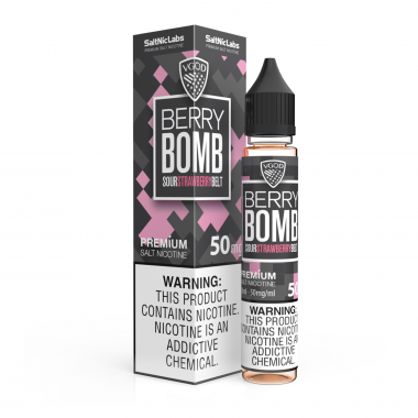 VGOD Berry Bomb Salt Likit 30ml Sour Strawberry Saltnic Premium
